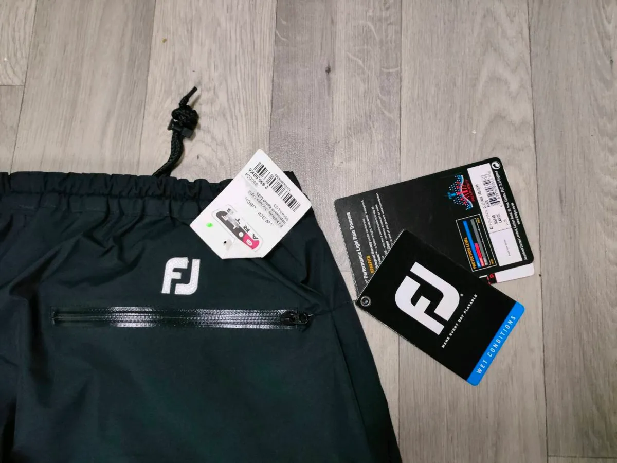 NEW FootJoy FJ Waterproof Golf Trousers Pants L/XL - Image 3