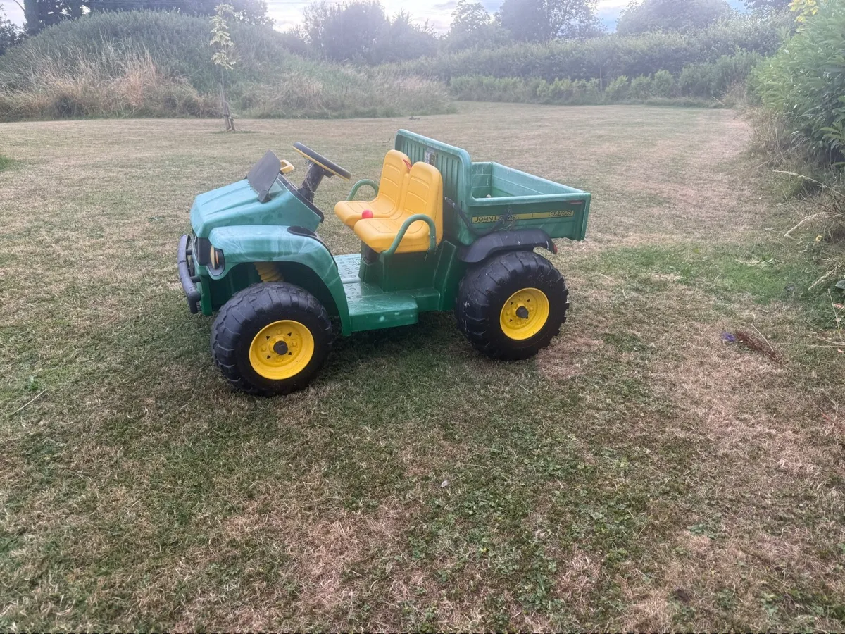 Peg Perego John Deere Gator 12V Twin Seat Ride-On - Image 1
