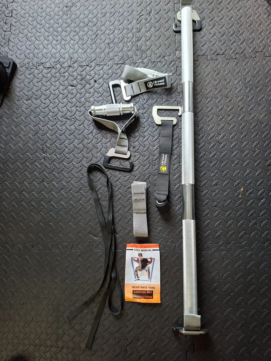 resistance band bar / handles / door anchor - Image 1