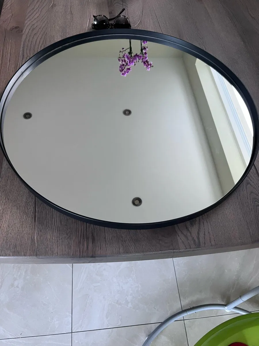 Circular mirror , 70cm diameter - Image 2