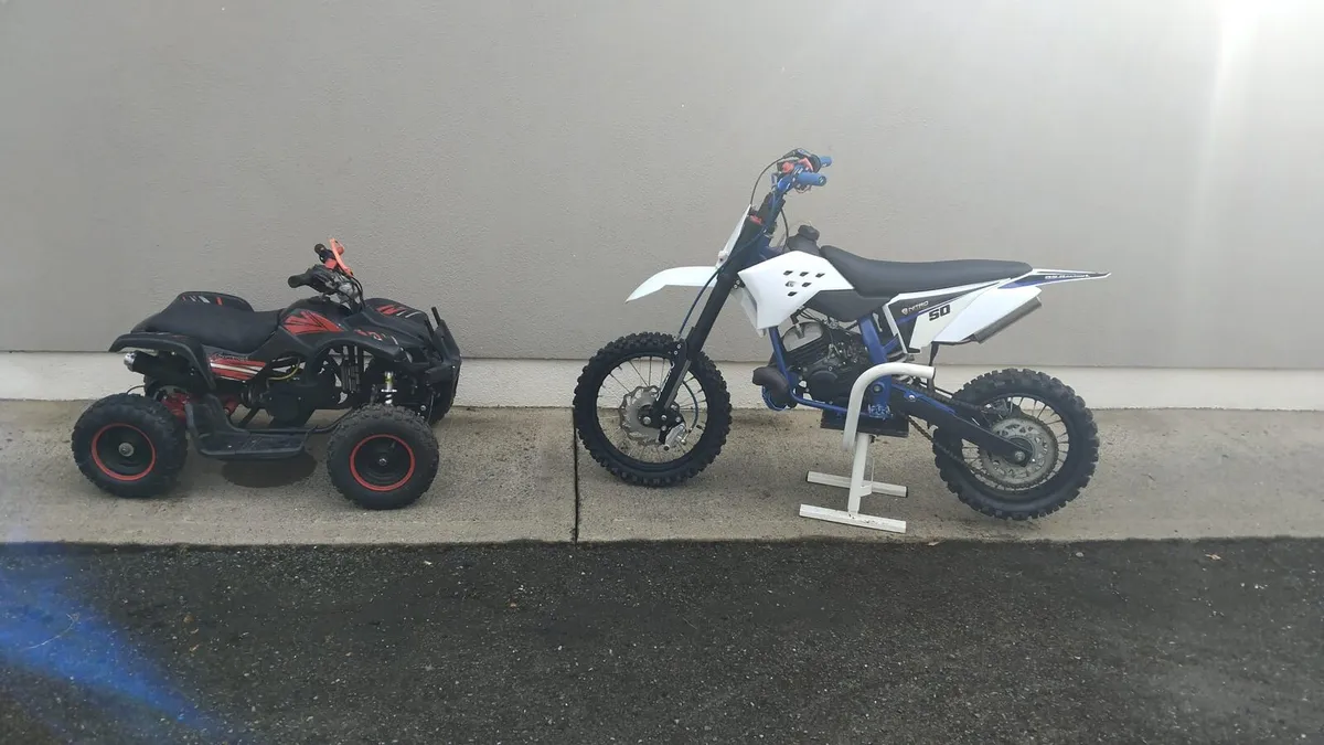 50cc Quad Bike & 50cc Dirt Bike – Spares or Repair - Image 1