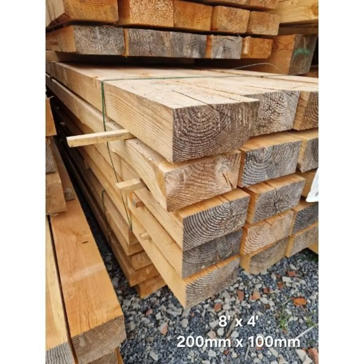 Douglas Fir & Larch Beams Raw State - Image 4