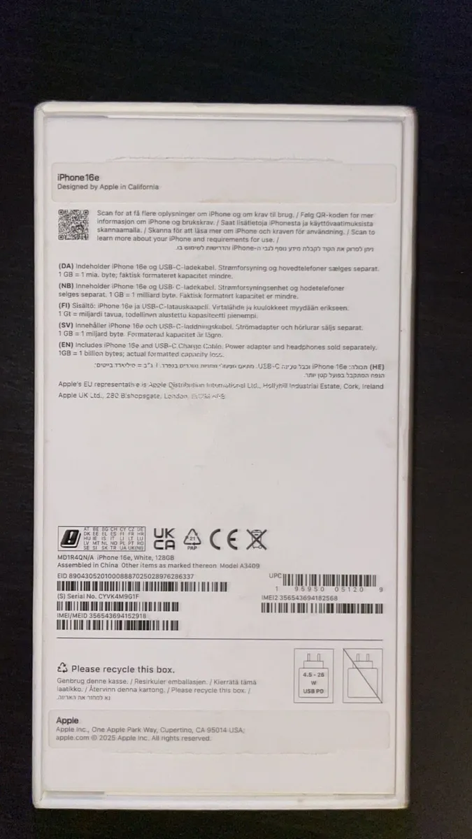 iPhone 16e Brand New Unlocked 128Gb - Image 2