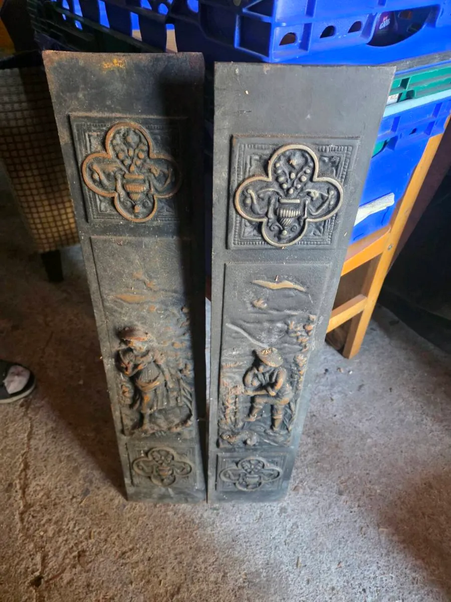 Cast iron fireplace