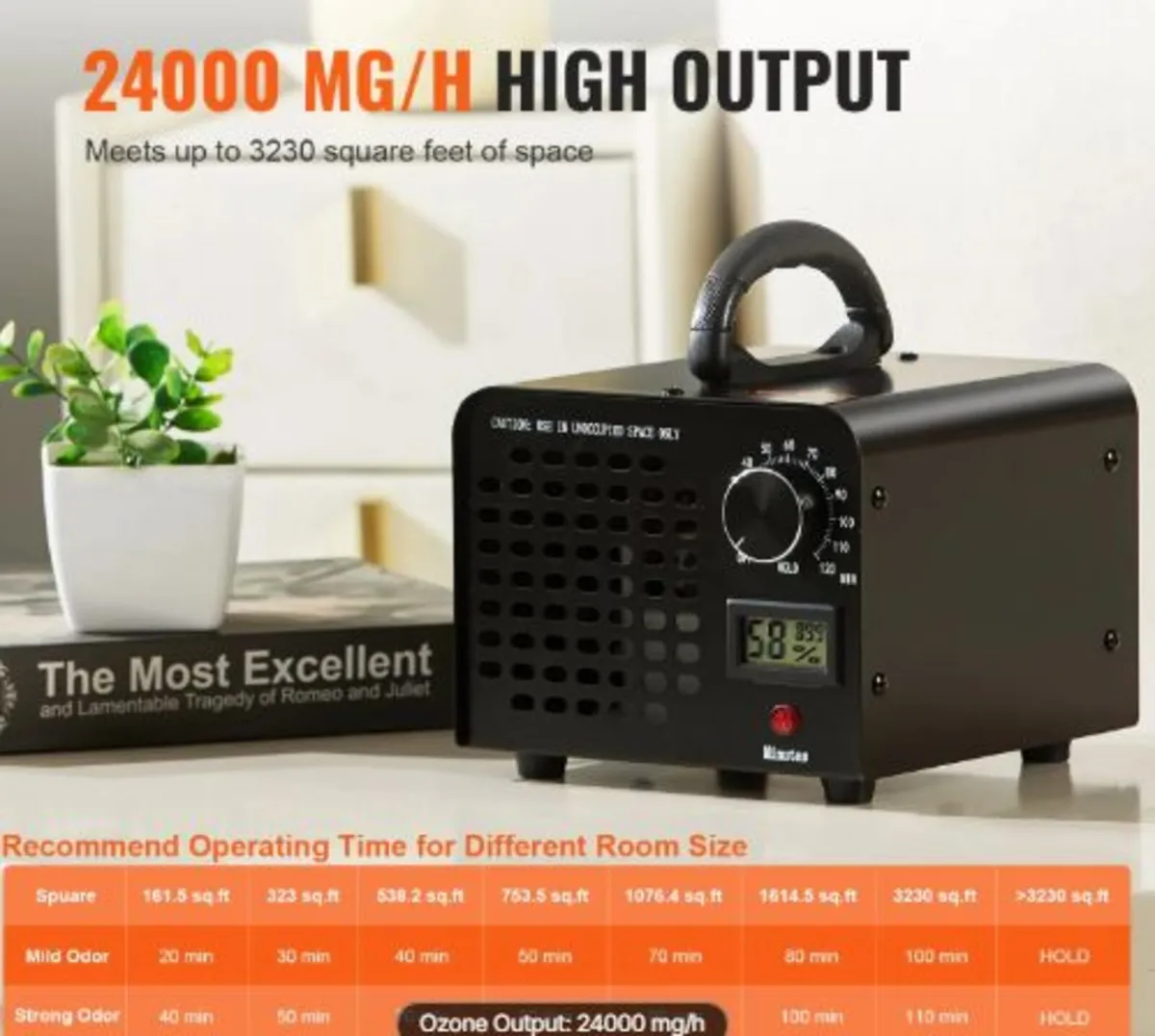 Ozone Generator 24000mg/h Ozone Machine Odor - Image 2
