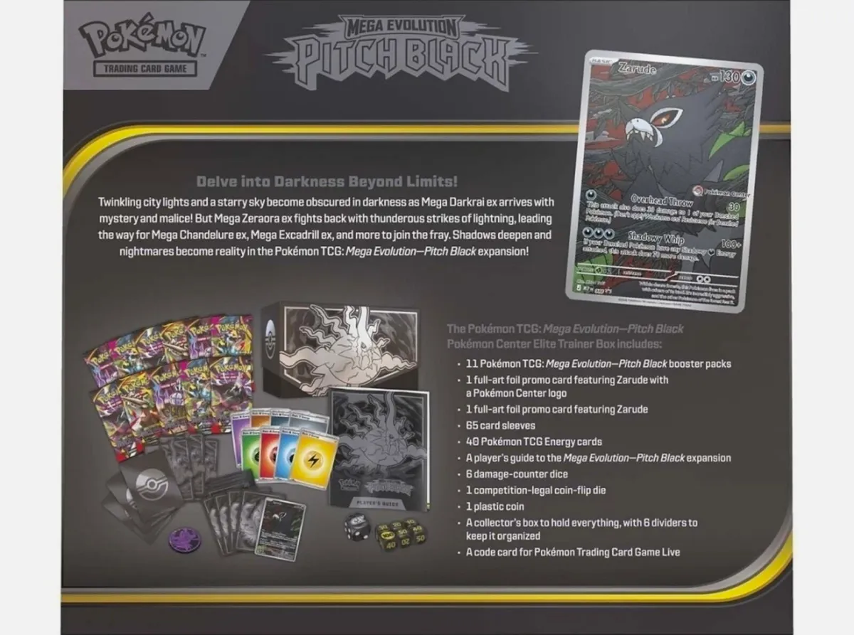 Pokemon center pitch black etb - Image 2