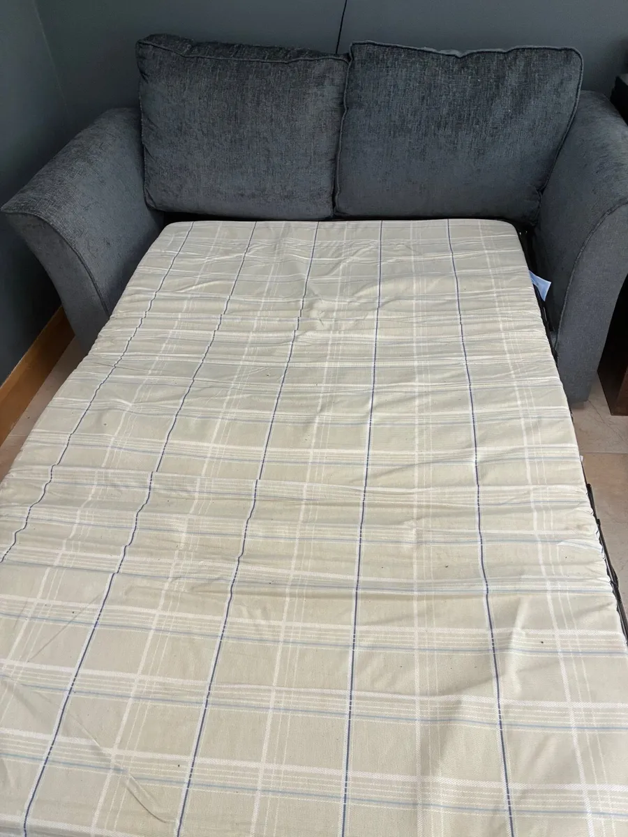For sale 2 seater sofa bed x 2 will sell separatel - Image 1