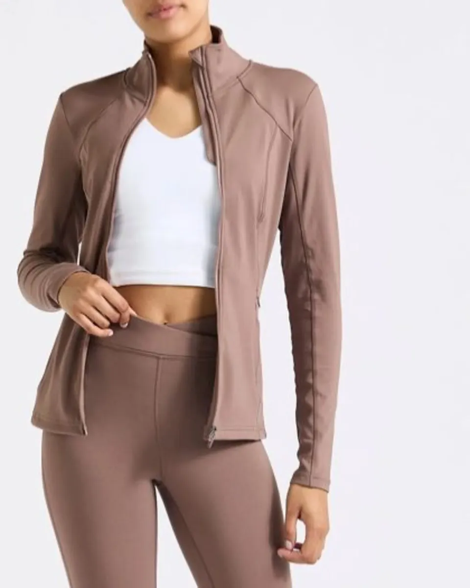 NEW Mocha Contour Jacket & Leggings Set. XS / 34 / - Image 2