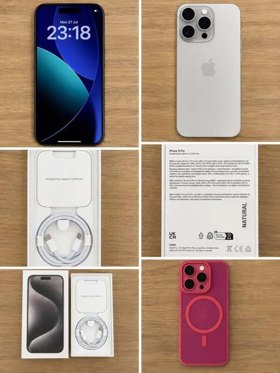 Apple iPhone 15 Pro 128GB Natural Titanium - Image 1