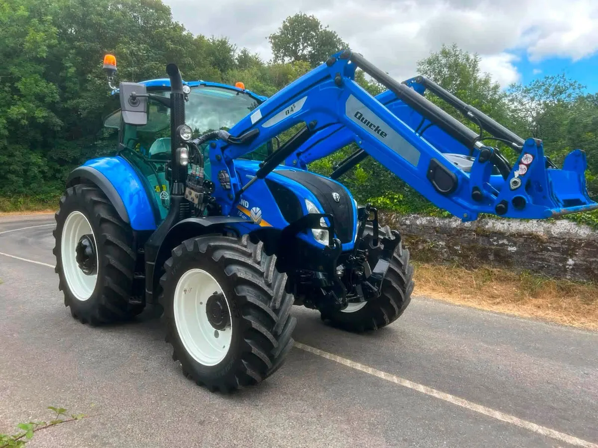 New Holland T5.120 EC 2018 C/W Quicke Q4S Loader - Image 2