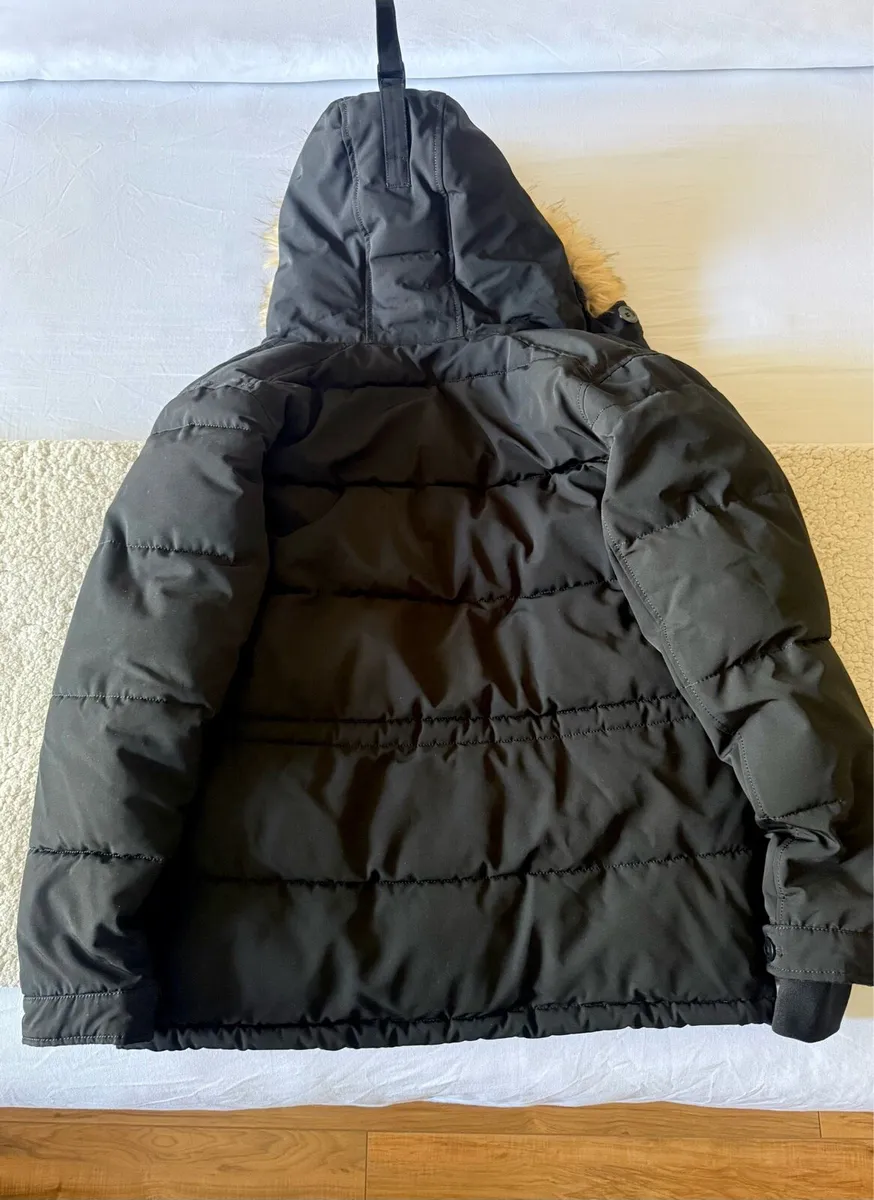 Zara Men’s Black Winter Jacket – Size M - Image 4