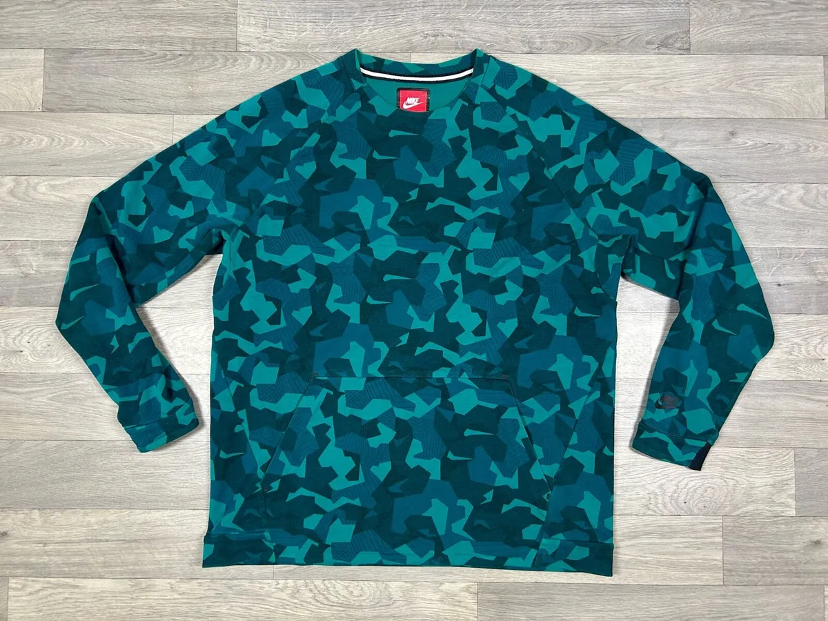 Nike Tech Camo Sweatshirt Mens XL - Image 1
