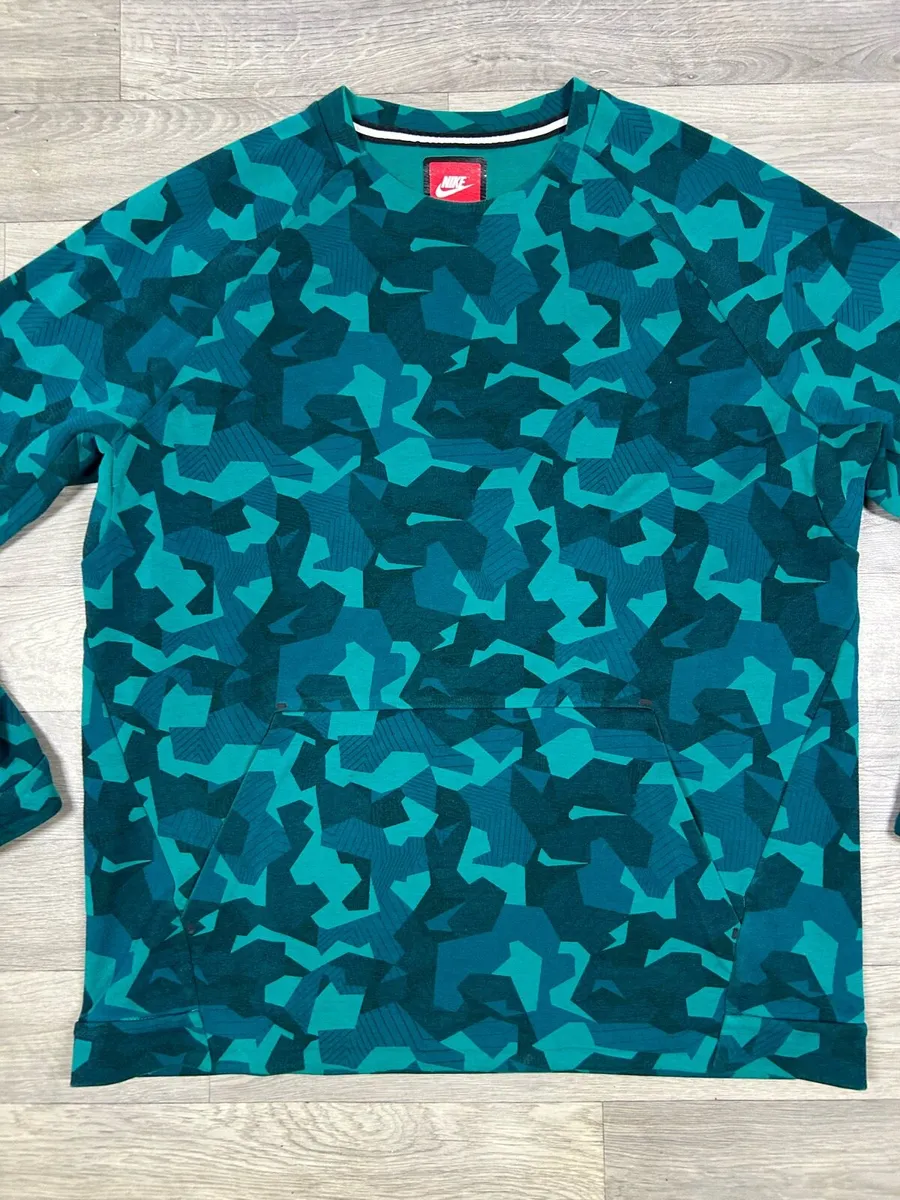 Nike Tech Camo Sweatshirt Mens XL - Image 2