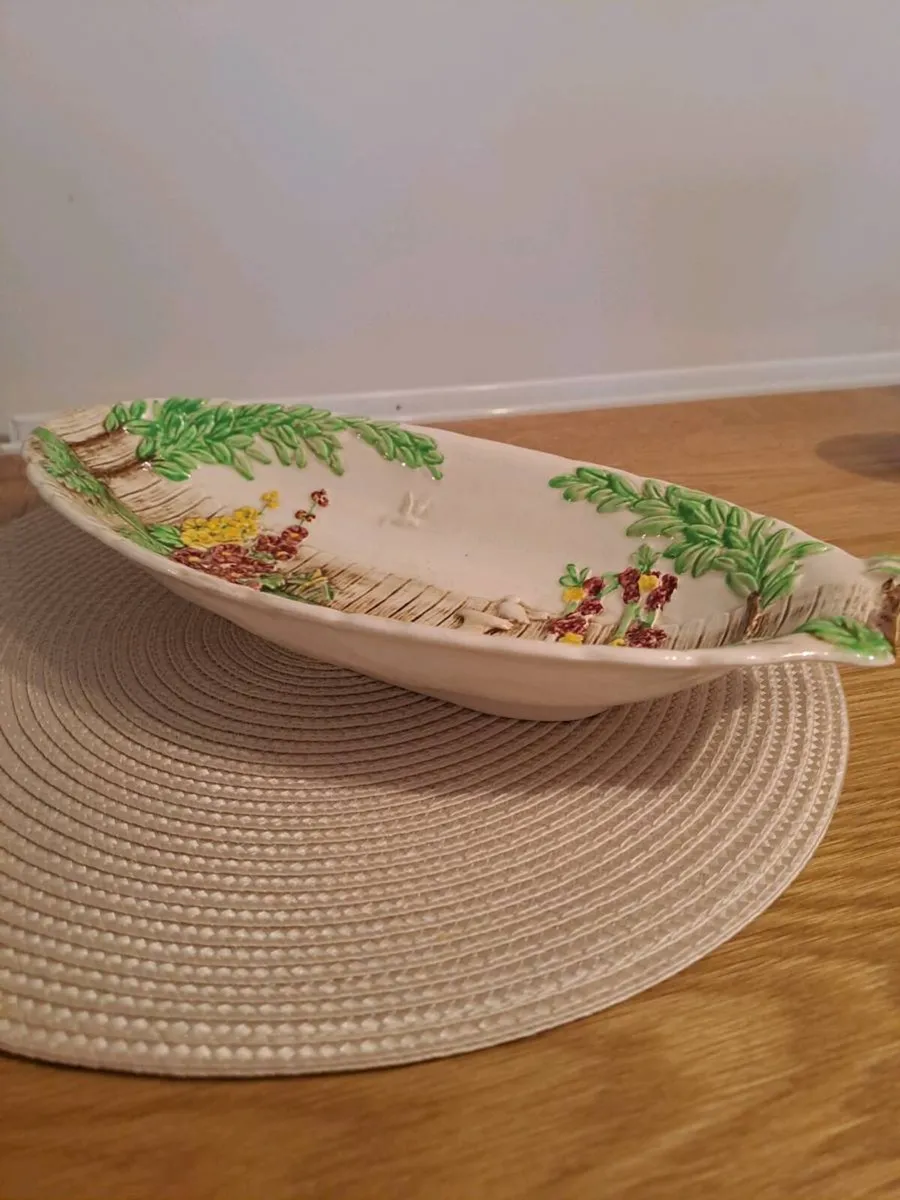 SylvaC Ware hand painted ceramic platter - Image 3