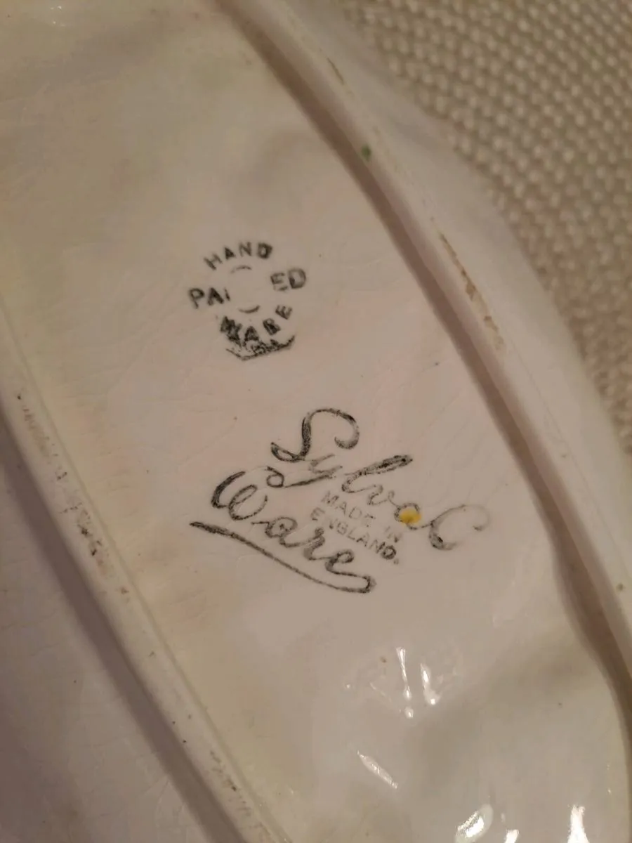 SylvaC Ware hand painted ceramic platter - Image 2