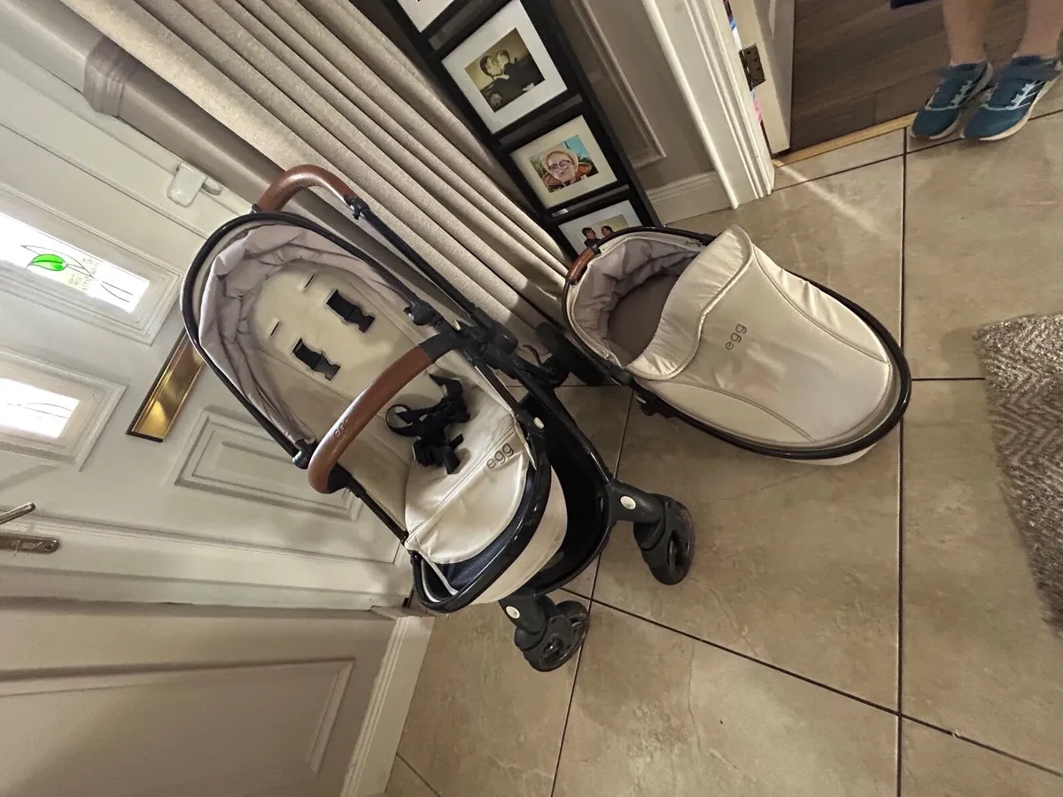 Jurassic cream egg stroller - Image 3