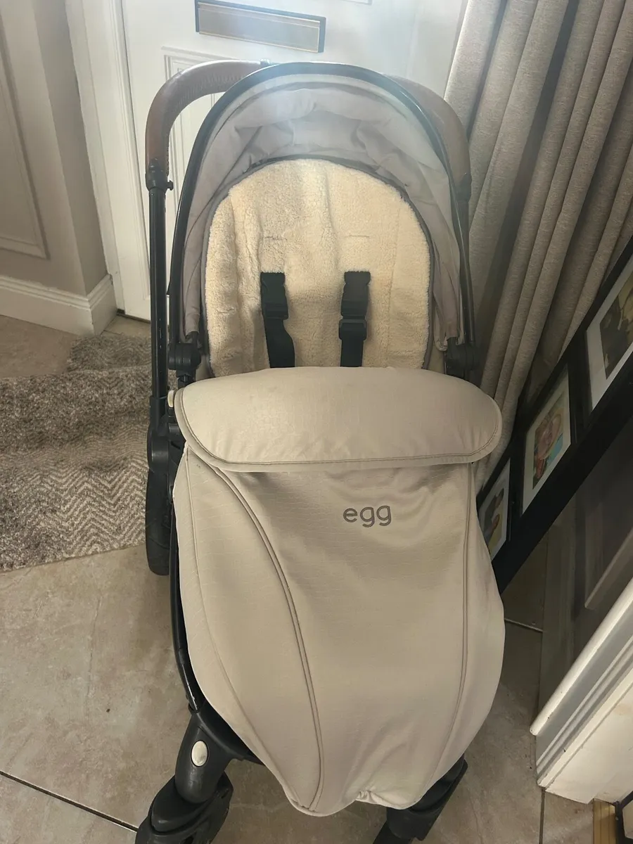 Jurassic cream egg stroller - Image 4