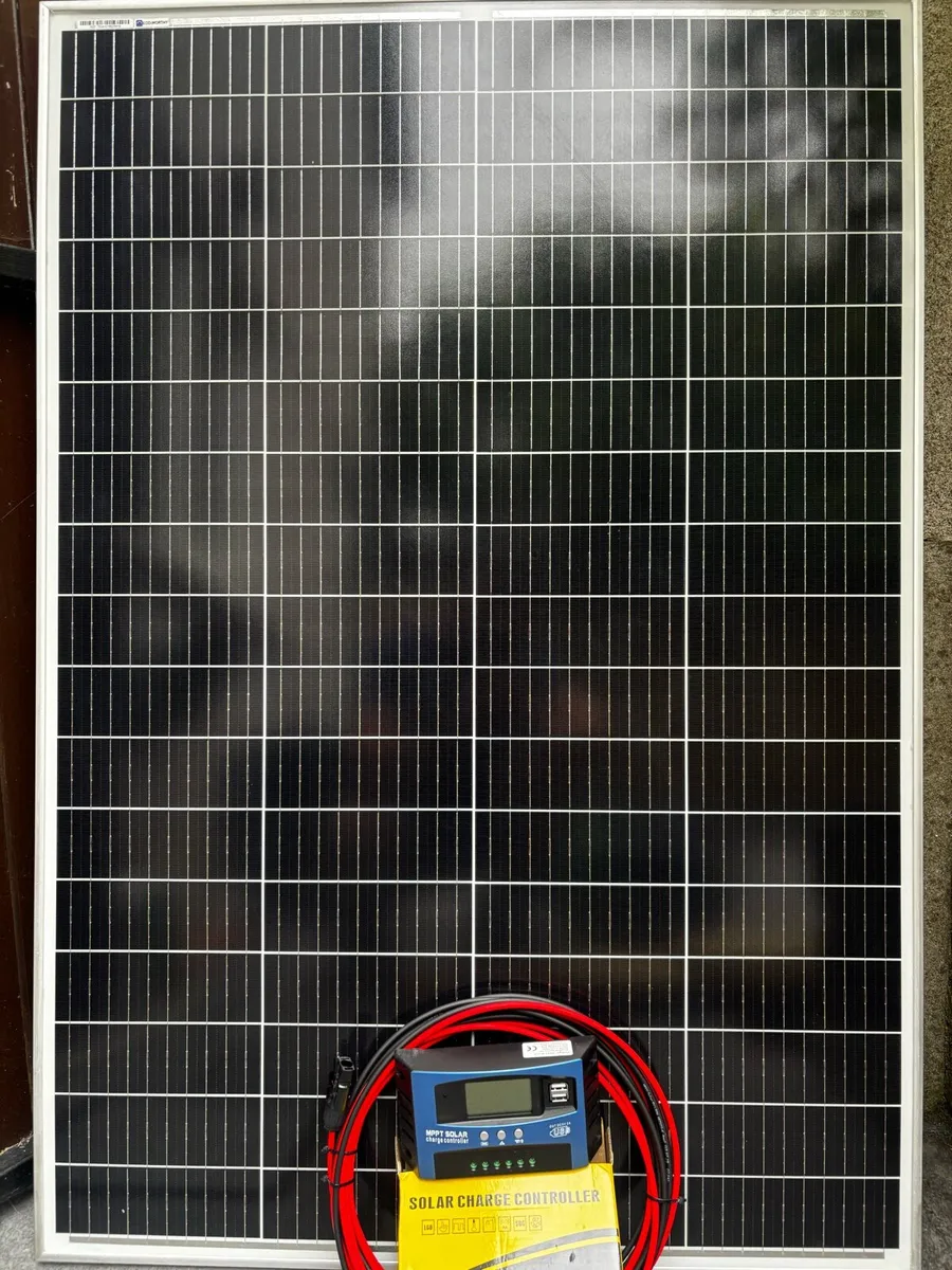 170W 12V Solar panel Kit New - Image 1
