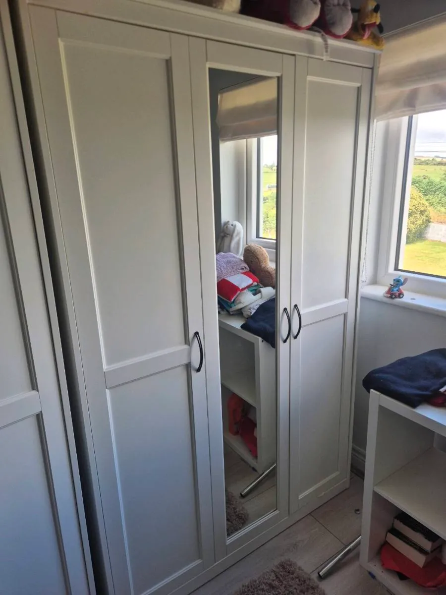 White ikea wardrobe - Image 1
