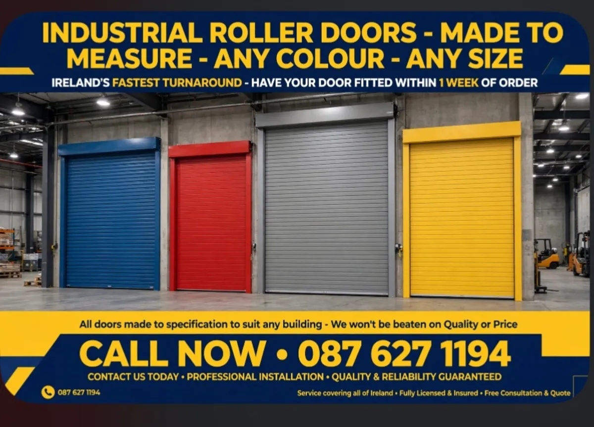 Industrial roller doors - Image 1
