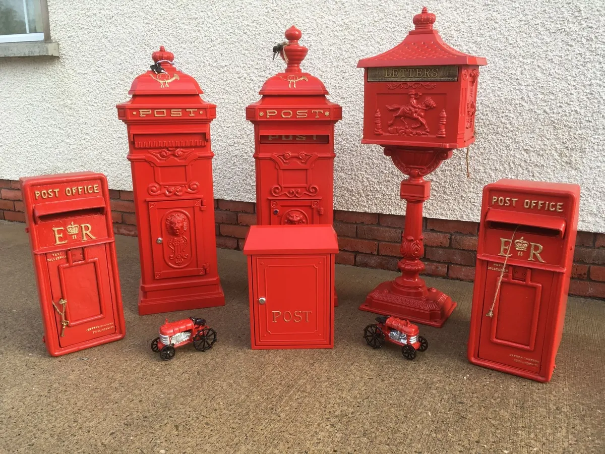 Cast iron & aluminium post boxes Garden furniture - Image 3