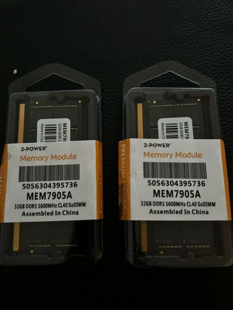 32gb Ddr5 Laptop Ram X 2 - Image 1