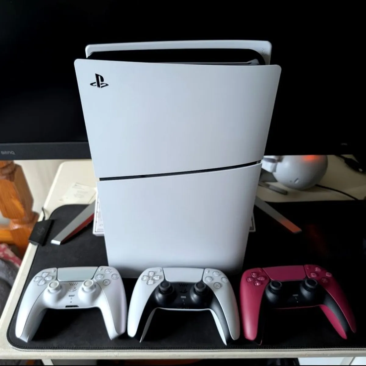 PS5 Slim Digital Edition 1TB + Any 2 DualSense Controllers | Pristine Condition | PlayStation 5 - Image 1