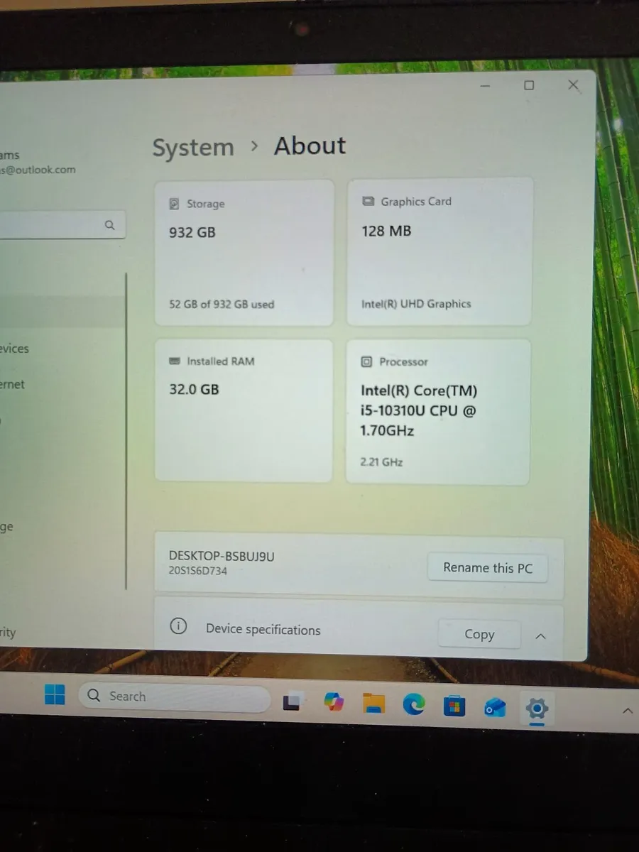 Lenovo Thinkpad T14 Gen 1,  Touch 32Gb RAM 1Tb - Image 3