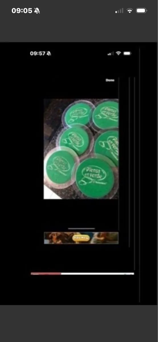 ‘Think Green’ Heineken Coasters (6) - Image 1