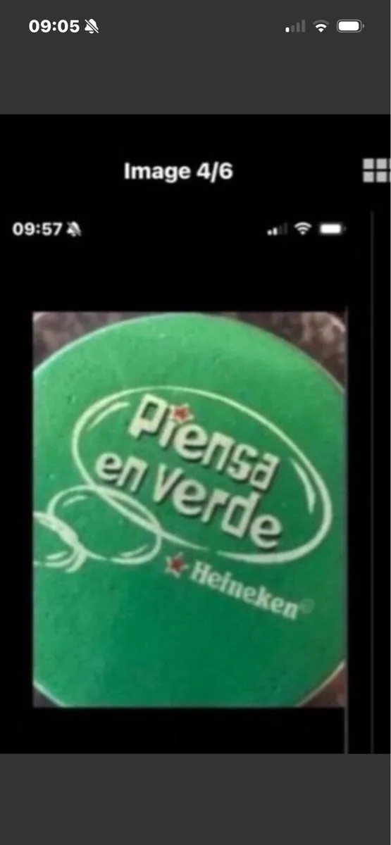 ‘Think Green’ Heineken Coasters (6) - Image 2
