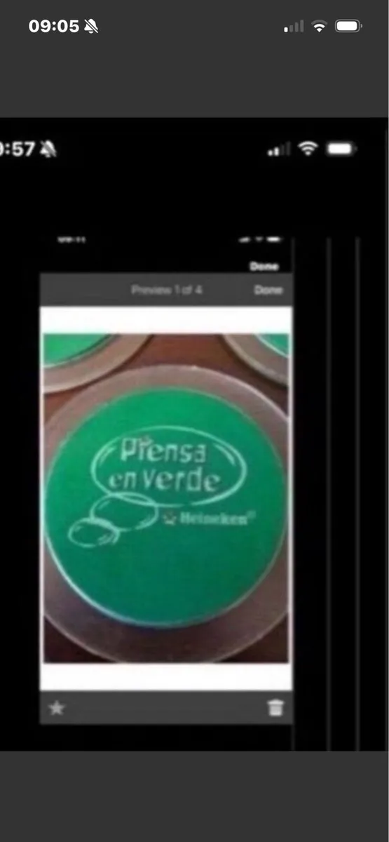 ‘Think Green’ Heineken Coasters (6) - Image 3