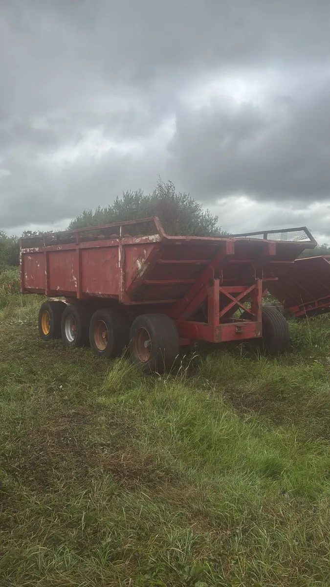 Hi tip  tracked peat trailer - Image 2