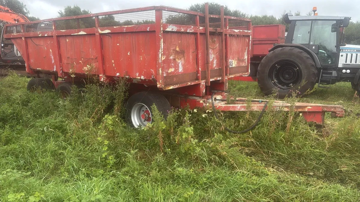 Hi tip  tracked peat trailer - Image 4