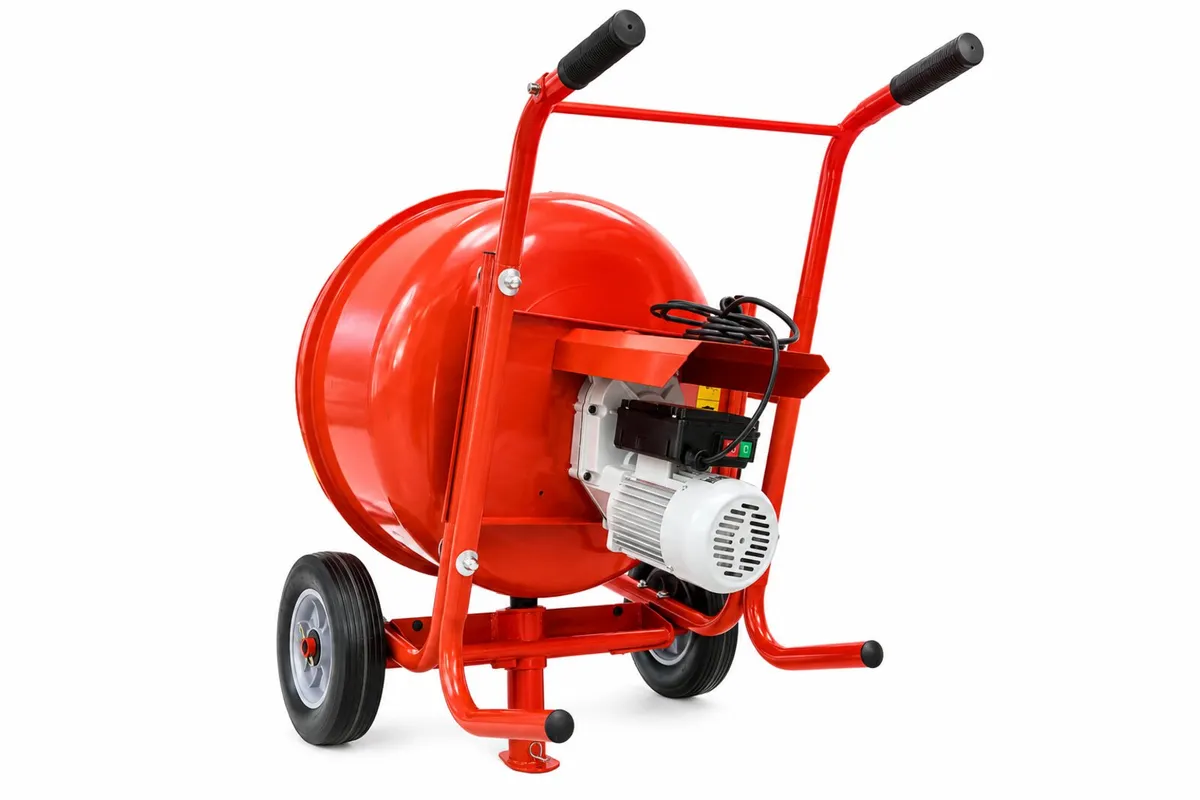 Electric Cement Mixer with Stand 110v - Dublin - Image 3