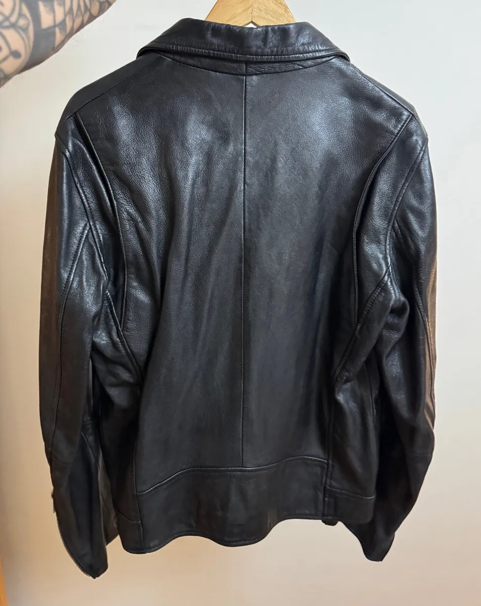 Genuine leather mens Zara jacket - Image 3