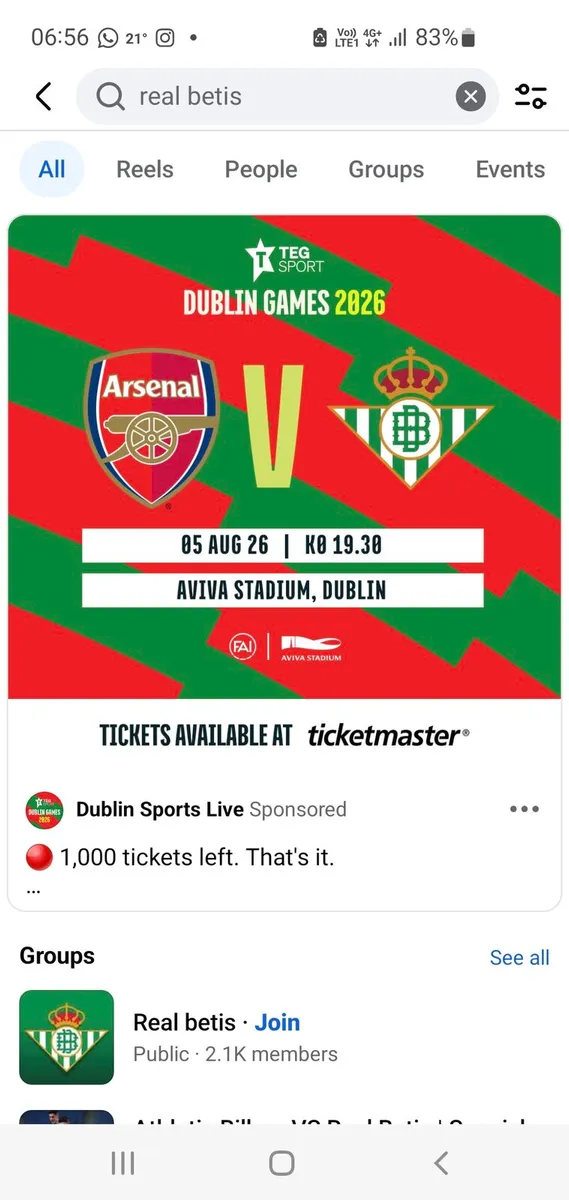Arsenal vs Real Betis