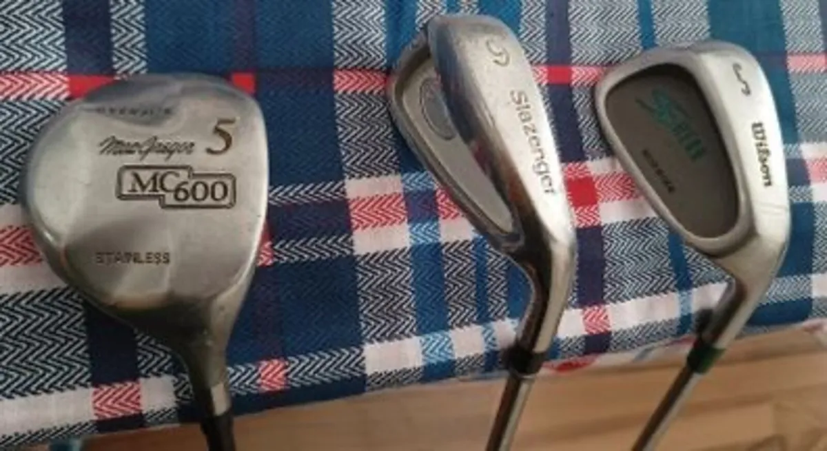 Wood 5, Iron 6, & SW, Golf Set