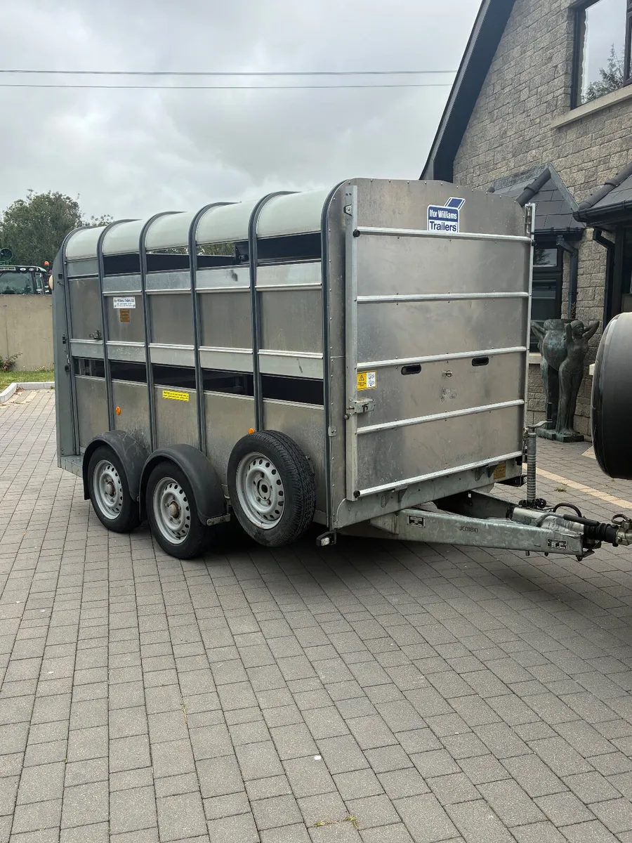 Ifor Williams 10x6 cattle trailer as new - Image 1