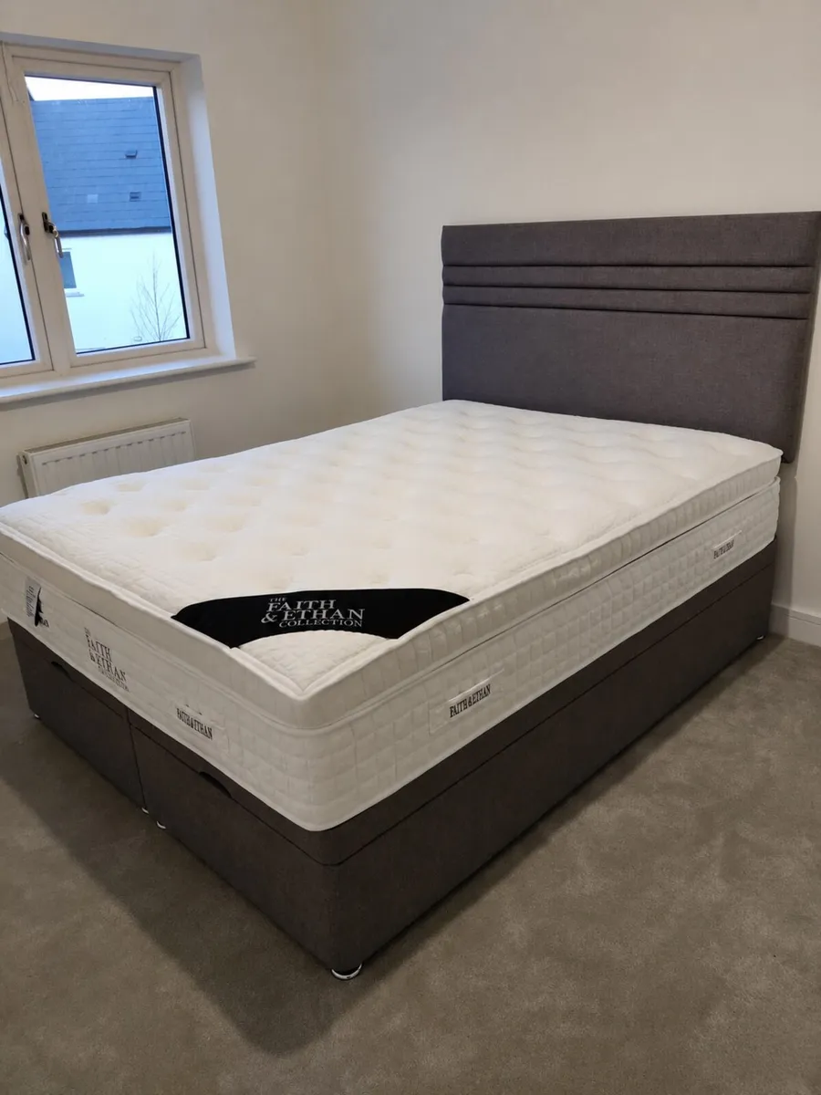 Ottoman bed and Faith & Ethan Mattress - Image 1