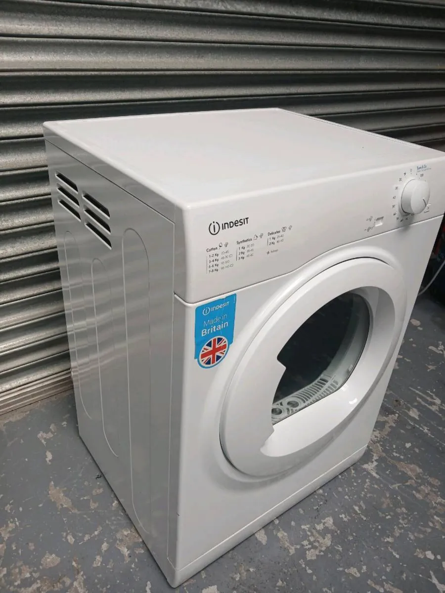 Indesit 8kg turn & go VENTED tumble dryer - Image 4