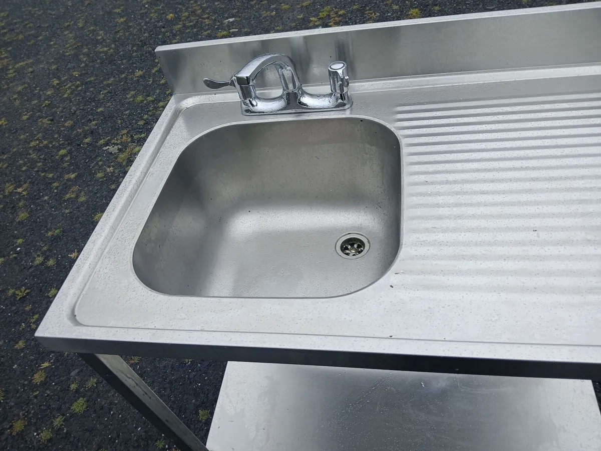 Staneless steel cabbinet sink unit complete - Image 4
