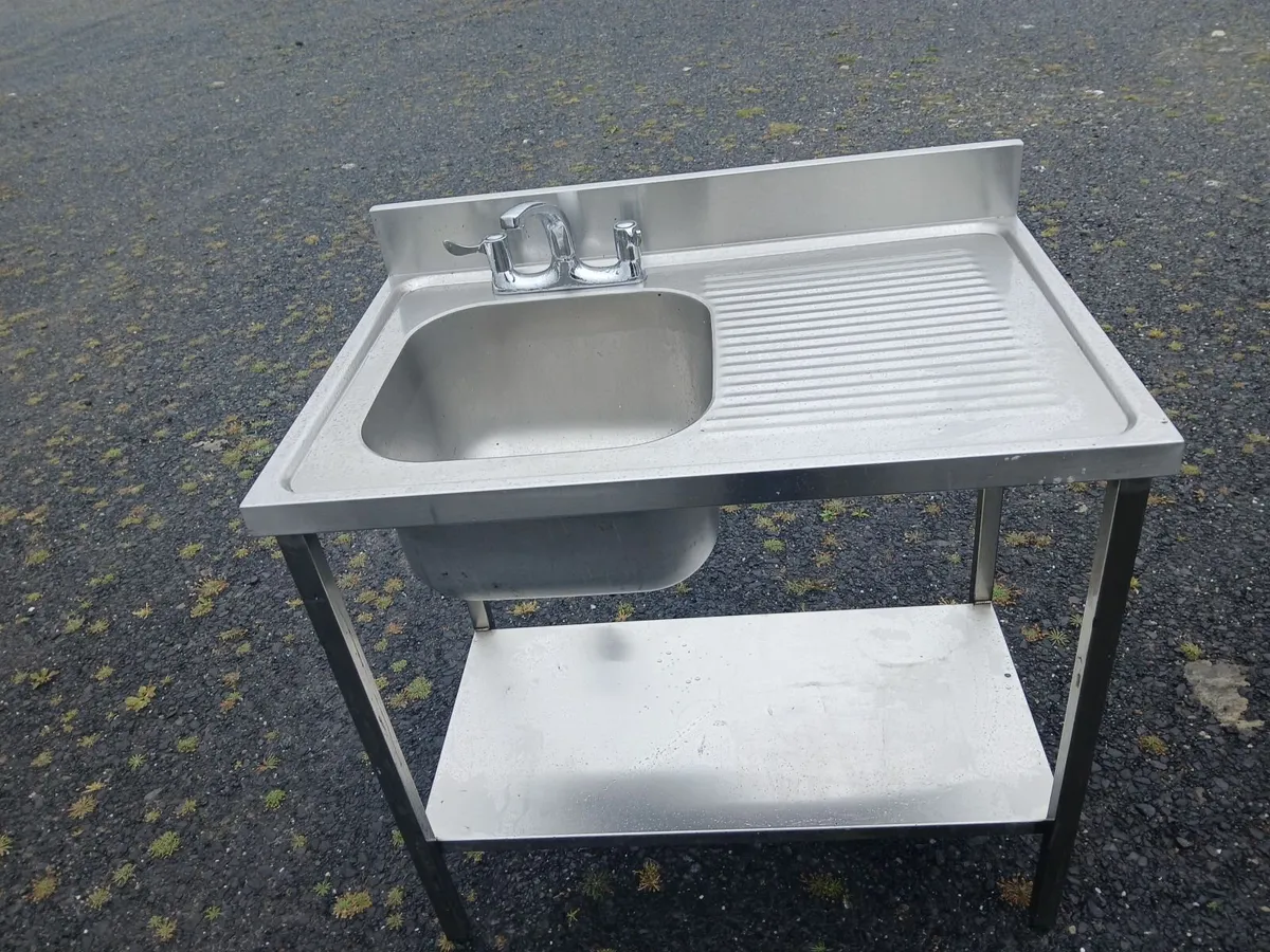 Staneless steel cabbinet sink unit complete - Image 3