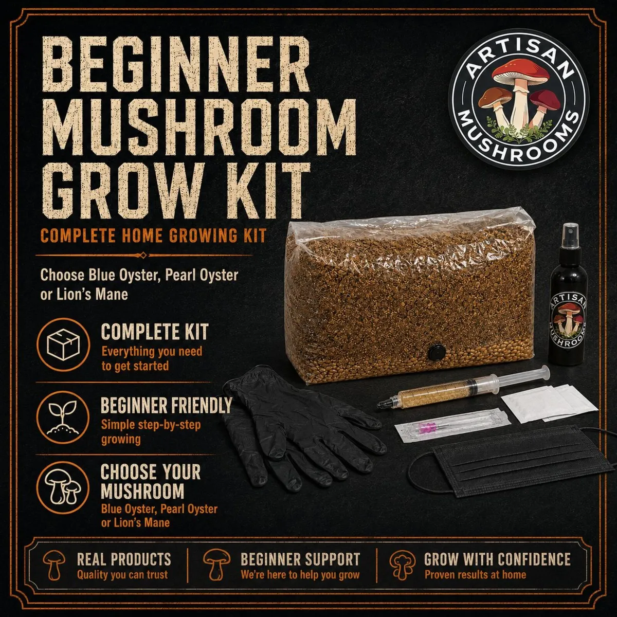 Mushroom Grow Kits & Cultures - Image 1