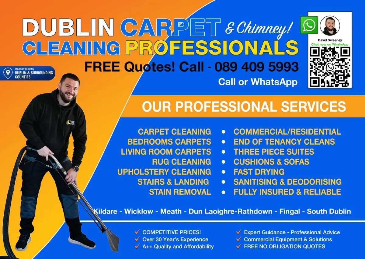 Carpet, Upholstery and Chimney Cleaning - Image 1