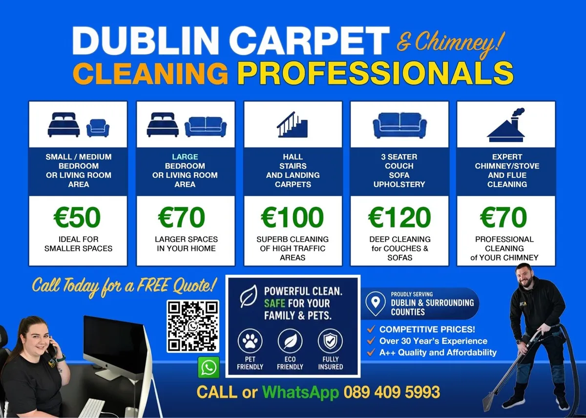Carpet, Upholstery and Chimney Cleaning - Image 2