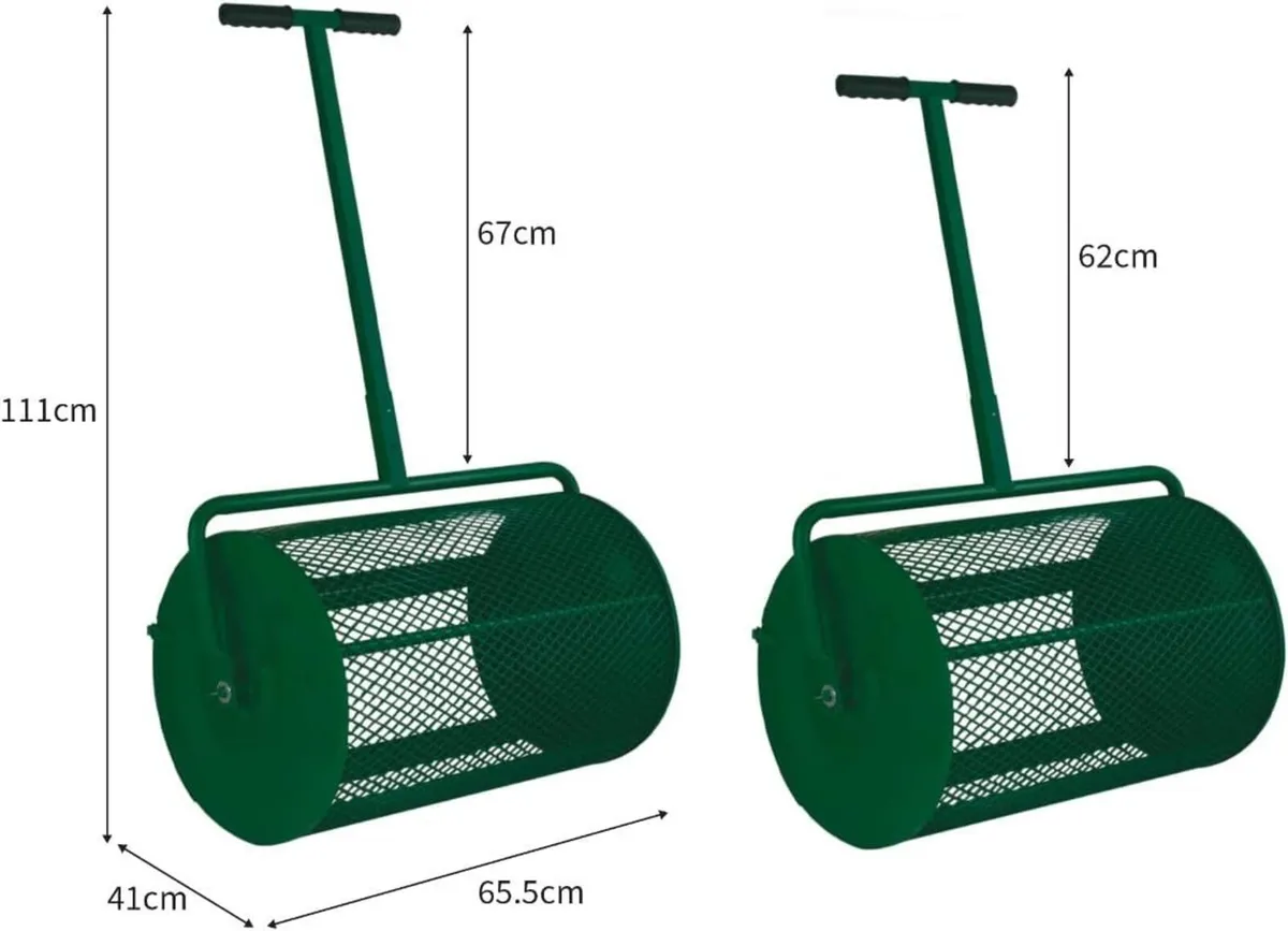 Compost ,seed , peat moss , fertiliser Roller - Image 3