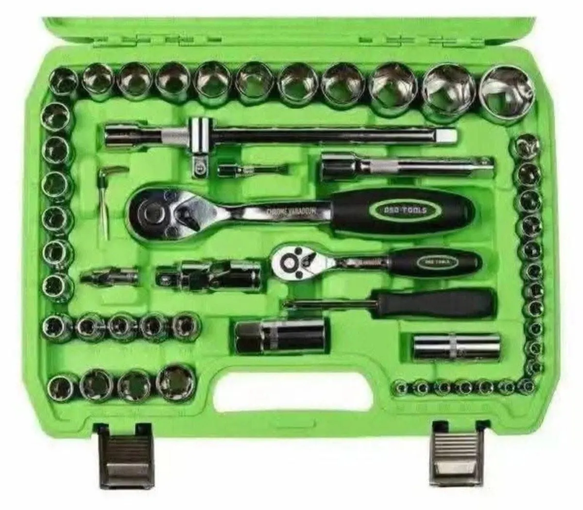 Brand New 108 Pcs 1/4" & 1/2" Socket Set - Image 3