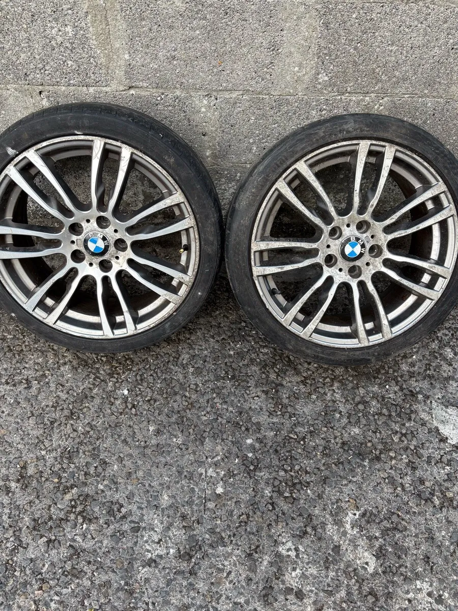 2BMW wheels size 19 wheels are perfect tires not - Image 1