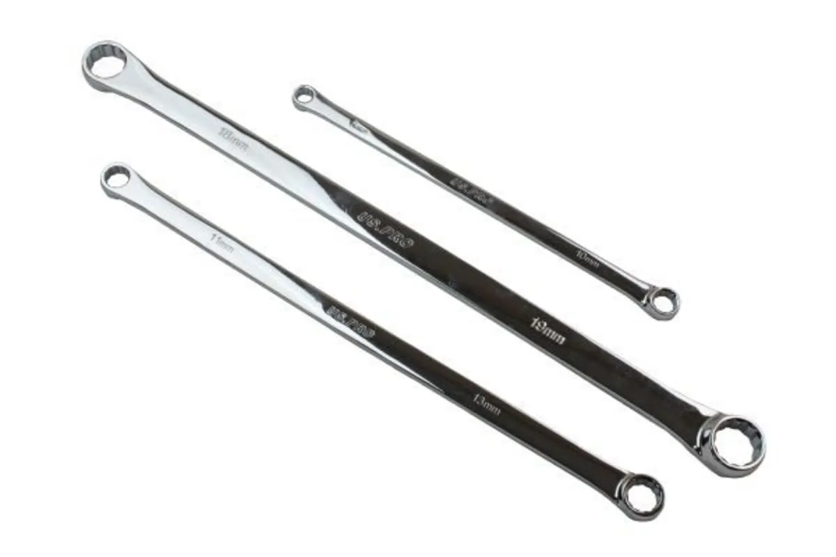 5 Piece Double End Ring Aviation Spanner Set - Image 3