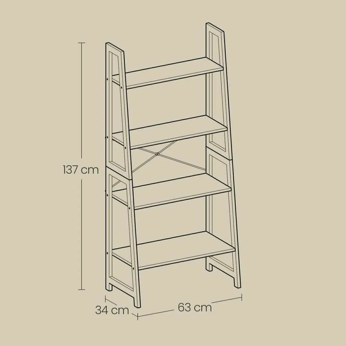 2 x NEW Bookcase Display Units - Image 3